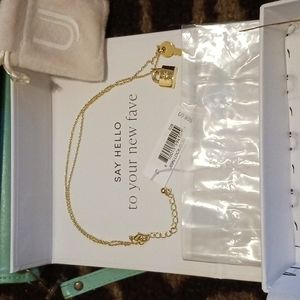 UJ Key & Locket Gold necklace
